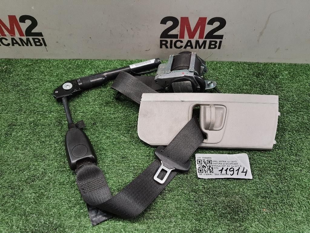 Cintura DI Sicurezza Sedile ANT SX 13394806 Opel Astra J 2010