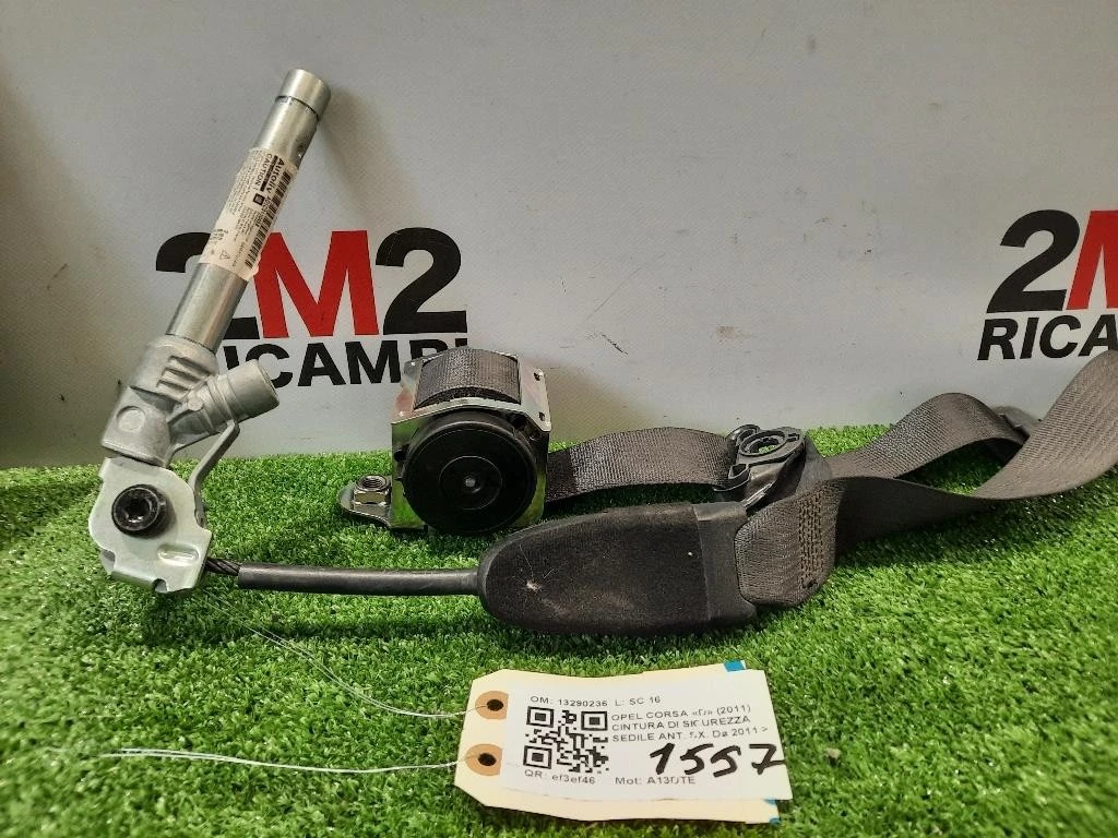 Cintura DI Sicurezza Sedile ANT SX 13290236 Opel Corsa D 2011