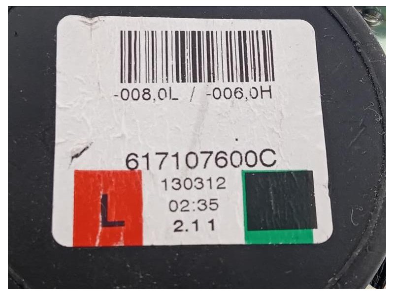 Cintura DI Sicurezza Sedile ANT SX 617107600C Opel Corsa D 2011