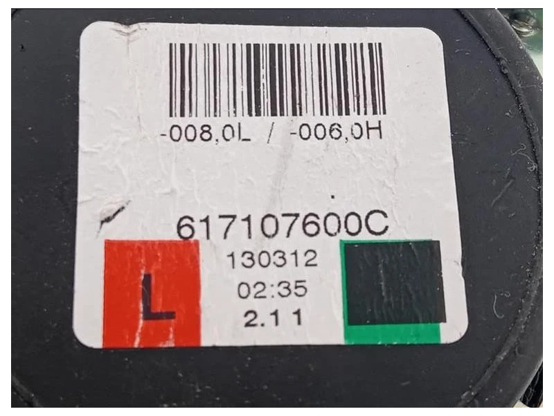 Cintura DI Sicurezza Sedile ANT SX 617107600C Opel Corsa D 2011