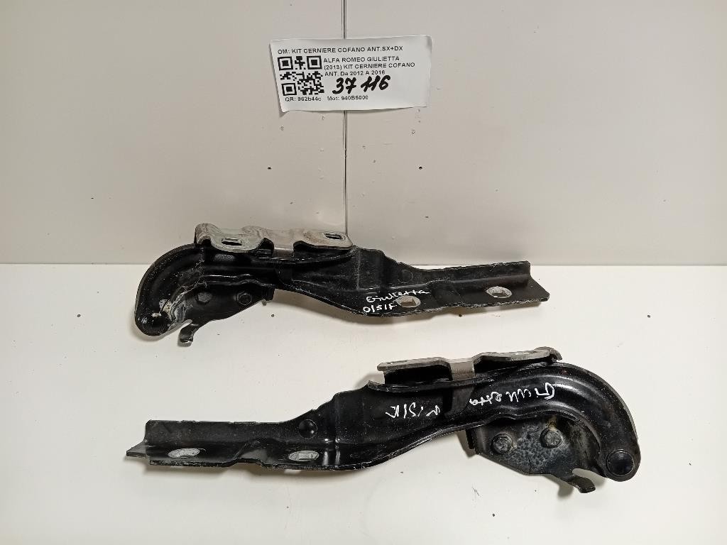 KIT Cerniere Cofano ANT KIT CERNIERE COFANO ANTSX+DX Alfa Romeo Giulietta 2013