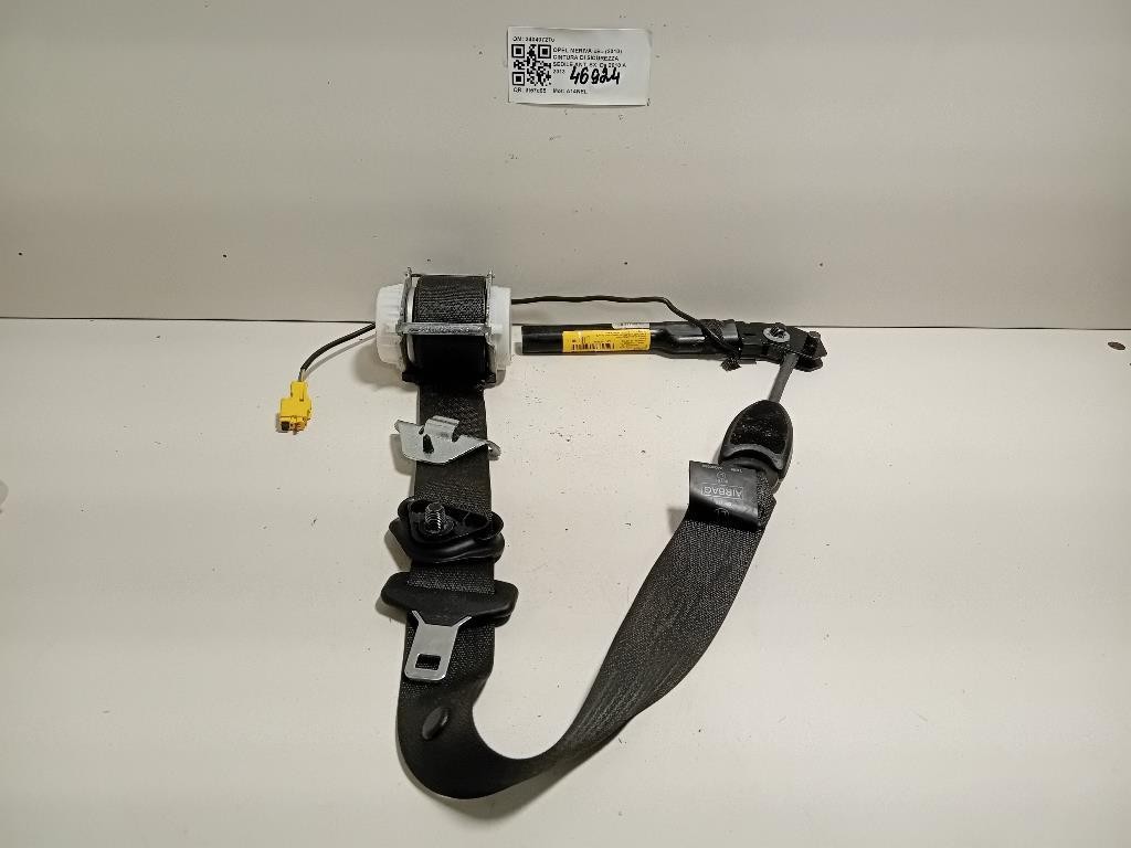 Cintura DI Sicurezza Sedile ANT SX 340407270 Opel Meriva B 2010