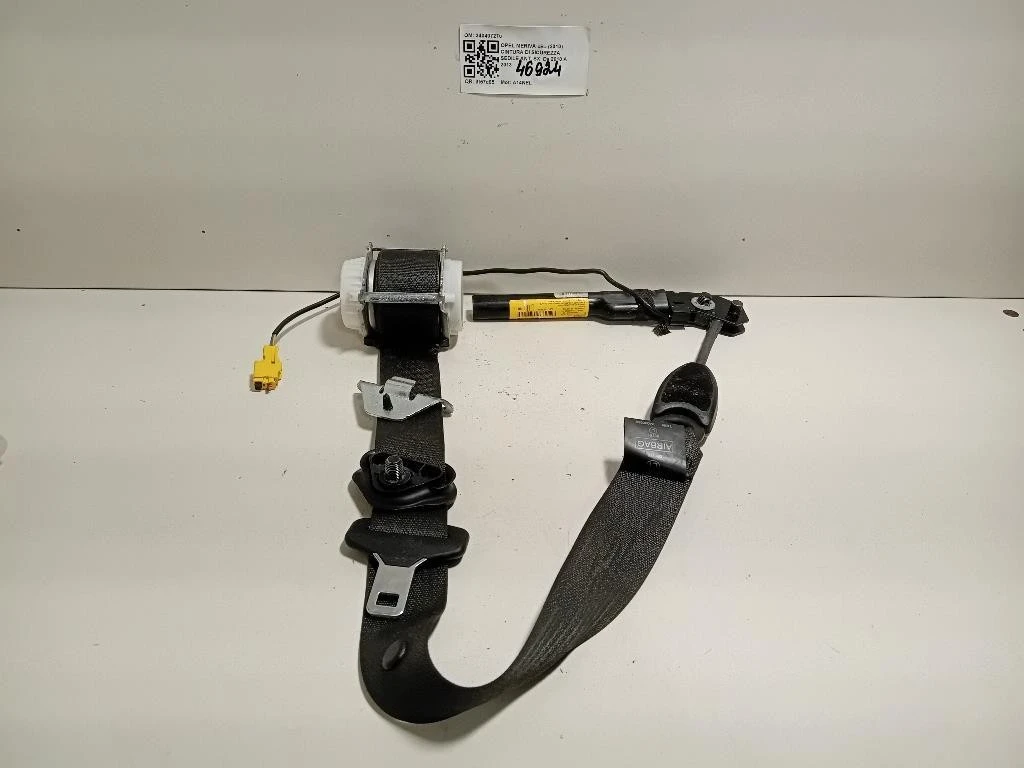 Cintura DI Sicurezza Sedile ANT SX 340407270 Opel Meriva B 2010