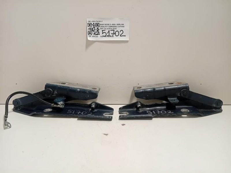 KIT Cerniere Cofano ANT 4161-74161-7 Bmw Serie 5 E60 Berlina 2004