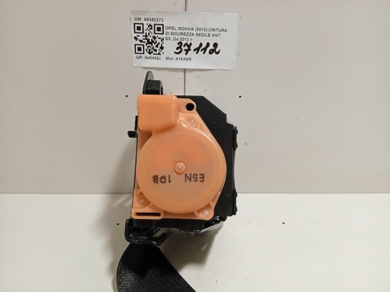 Cintura DI Sicurezza Sedile ANT SX 95352272 Opel Mokka 2013