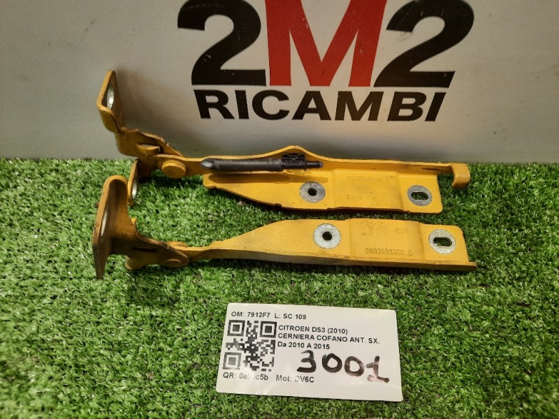 KIT Cerniere Cofano ANT 7912F7 Citroen DS3 2010