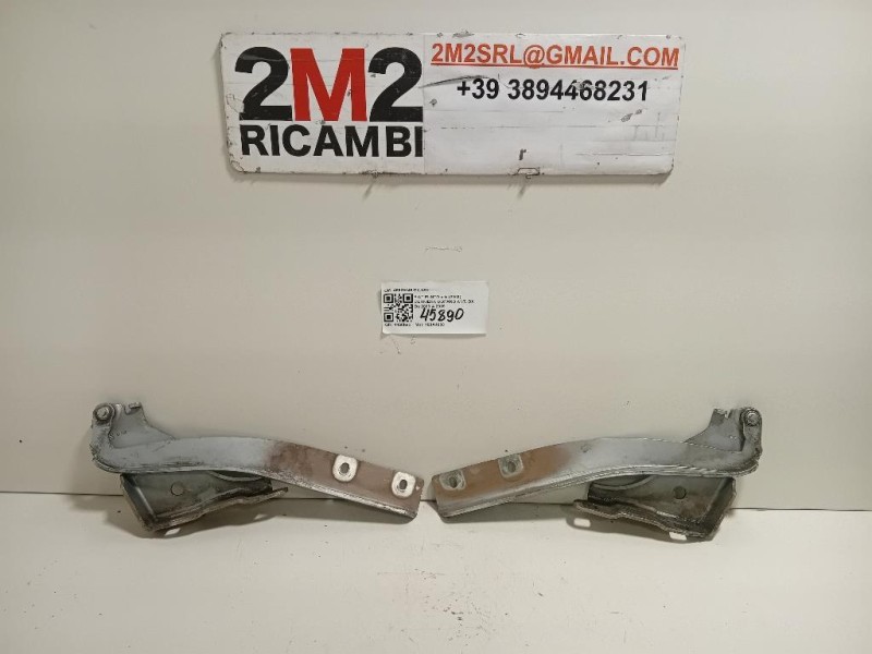 KIT Cerniere Cofano ANT 46525145 DX+SX Fiat Punto II 2003