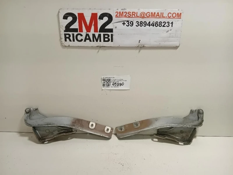 KIT Cerniere Cofano ANT 46525145 DX+SX Fiat Punto II 2003