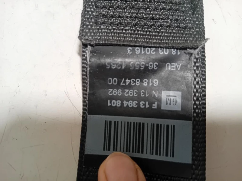 Cintura DI Sicurezza Sedile ANT SX 62309710013367543 Opel Zafira C 2012