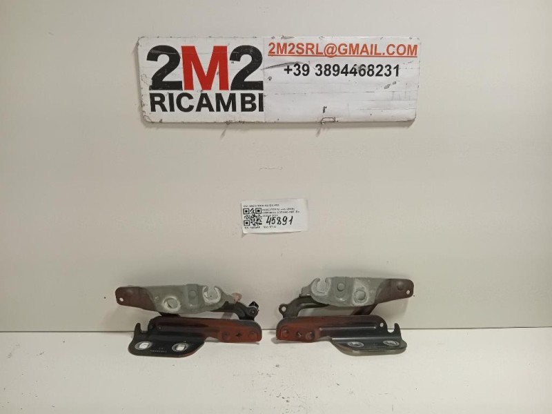 KIT Cerniere Cofano ANT 8A61-16800-AC DX+SX Ford Fiesta VI 2008