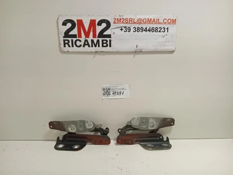 KIT Cerniere Cofano ANT 8A61-16800-AC DX+SX Ford Fiesta VI 2008