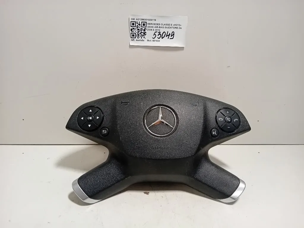 Air-bag Guidatore A21286001029116 Mercedes Classe E W212 2009