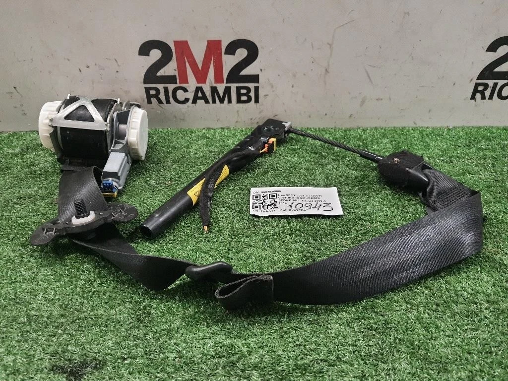 Cintura DI Sicurezza Sedile ANT SX 9682036880 Peugeot 3008 I 2009