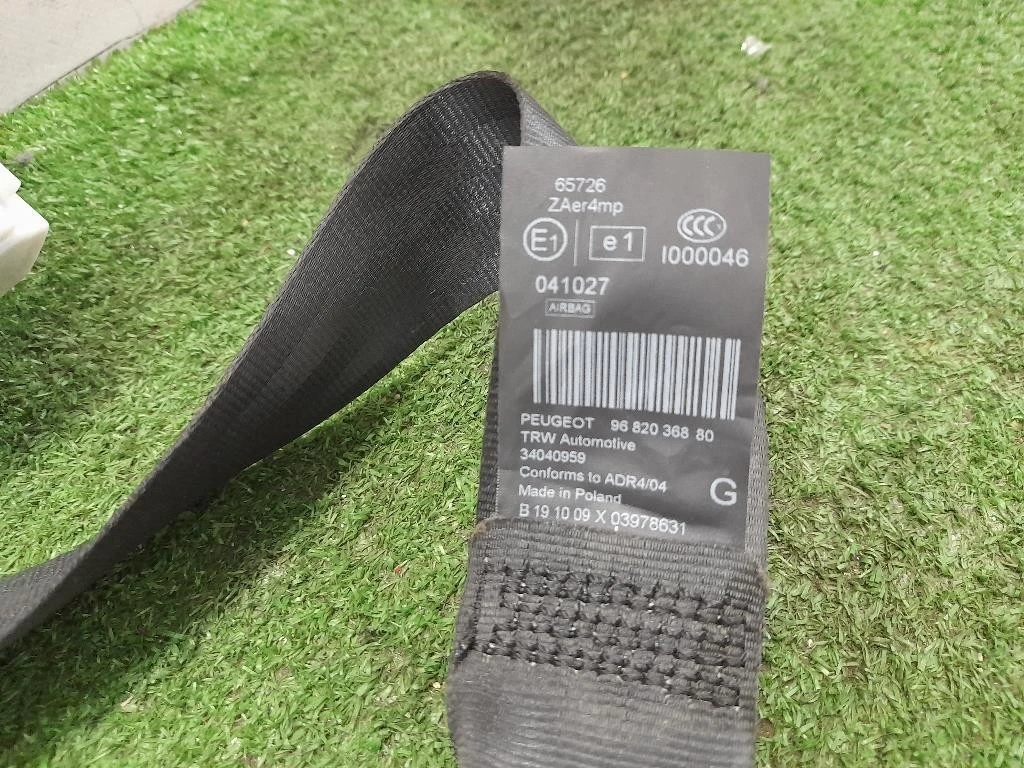 Cintura DI Sicurezza Sedile ANT SX 9682036880 Peugeot 3008 I 2009