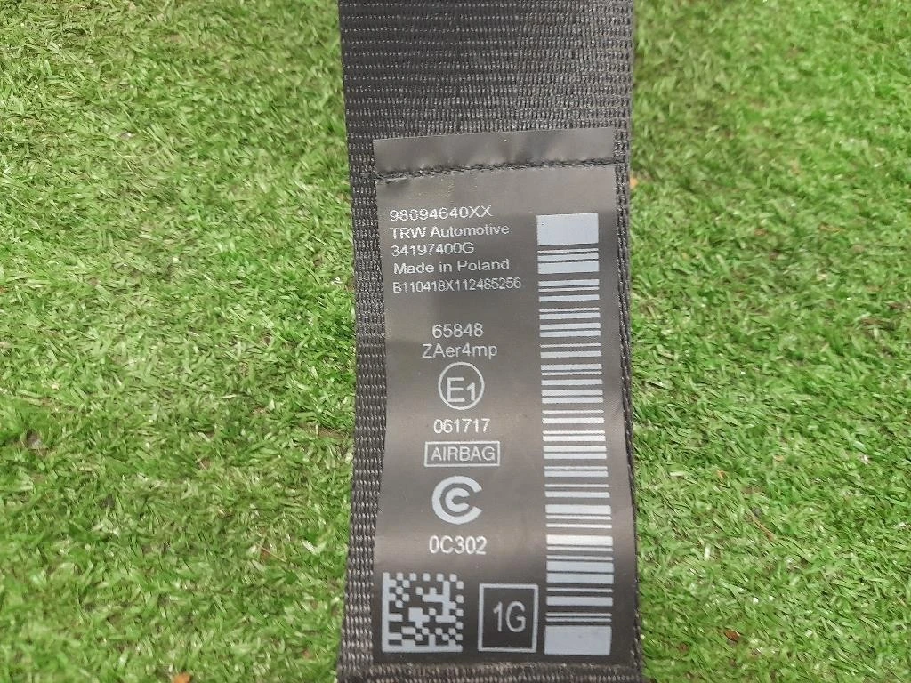 Cintura DI Sicurezza Sedile ANT SX 98094640XX 5008 3008 Peugeot 3008 II 2020