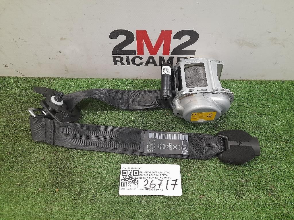 Cintura DI Sicurezza Sedile ANT SX 98094640XX 5008 3008 Peugeot 3008 II 2020