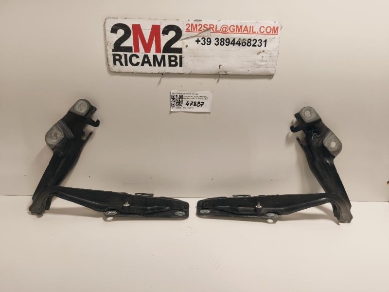 KIT Cerniere Cofano ANT S9740220S9740320 DX+SZ Jaguar XF I 2011