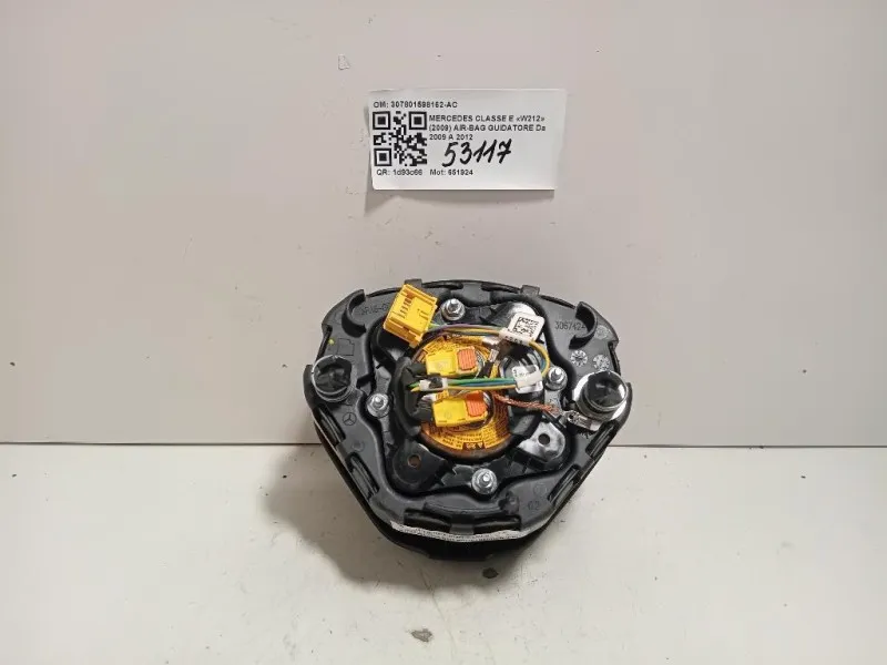 Air-bag Guidatore 307801598162-AC Mercedes Classe E W212 2009