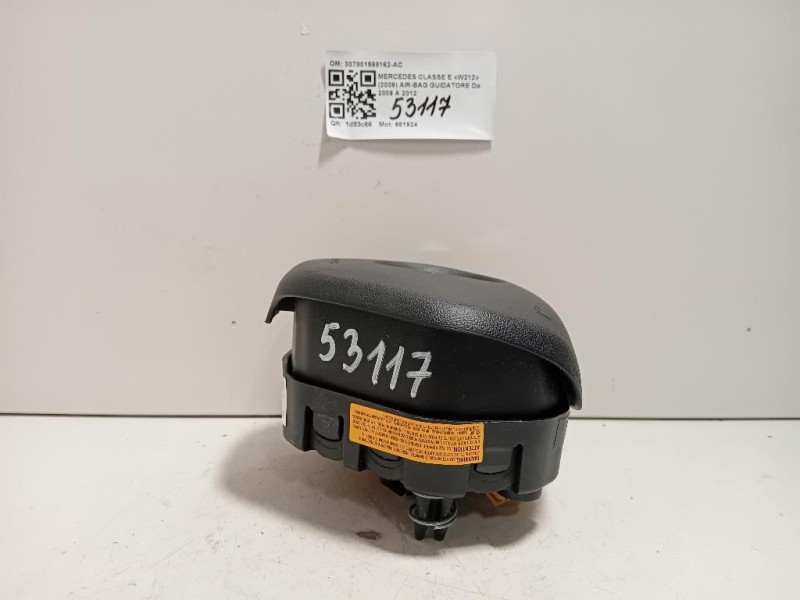 Air-bag Guidatore 307801598162-AC Mercedes Classe E W212 2009