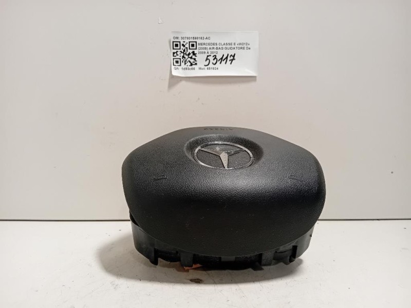 Air-bag Guidatore 307801598162-AC Mercedes Classe E W212 2009