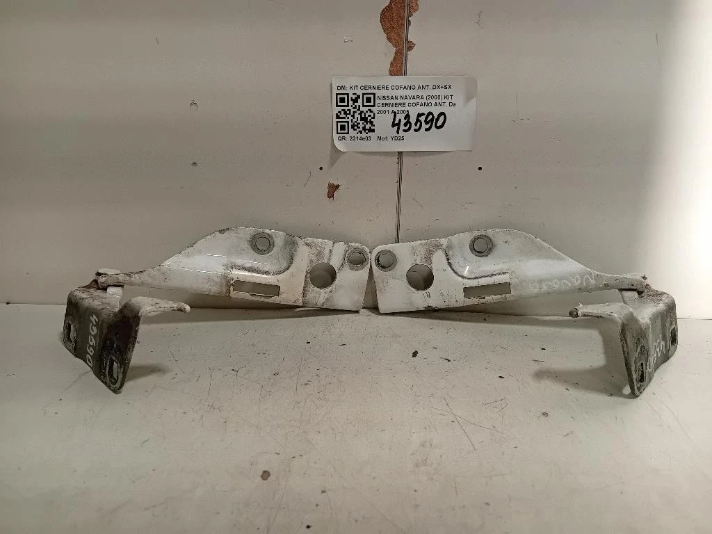 KIT Cerniere Cofano ANT KIT CERNIERE COFANO ANT DX+SX Nissan Navara 2000