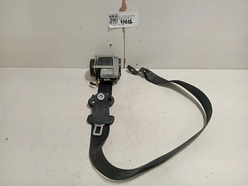 Cintura DI Sicurezza Sedile ANT SX 621492600 Seat Toledo KG3 2013