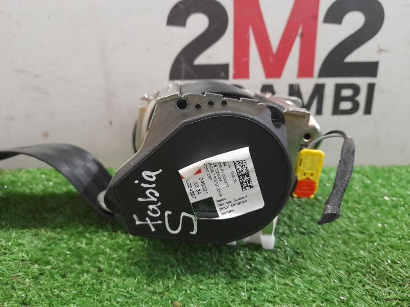 Cintura DI Sicurezza Sedile ANT SX 6V0857701A Skoda Fabia NJ3 2018