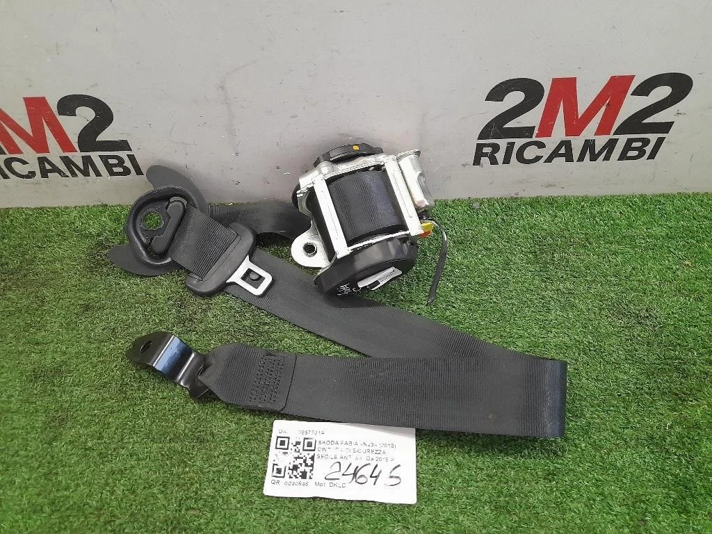 Cintura DI Sicurezza Sedile ANT SX 6V0857701A Skoda Fabia NJ3 2018