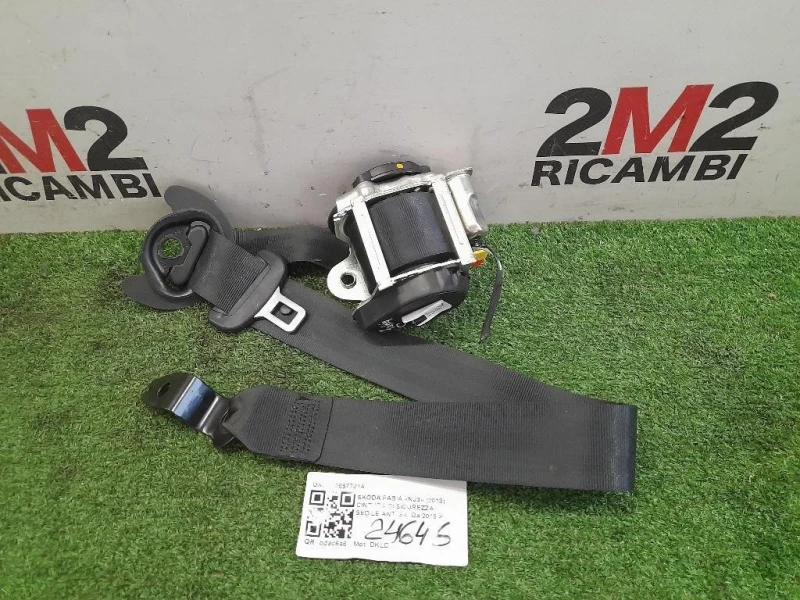 Cintura DI Sicurezza Sedile ANT SX 6V0857701A Skoda Fabia NJ3 2018