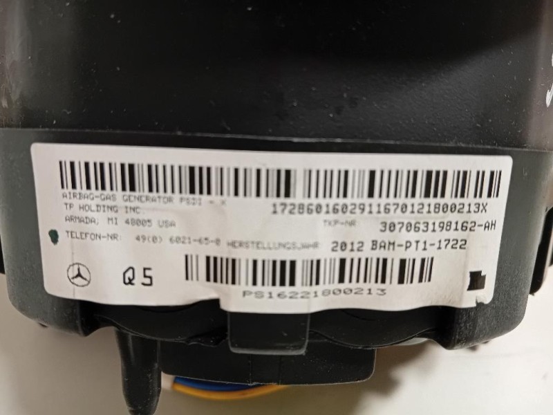 Air-bag Guidatore 307063198162-AH Mercedes Classe E W212 2009