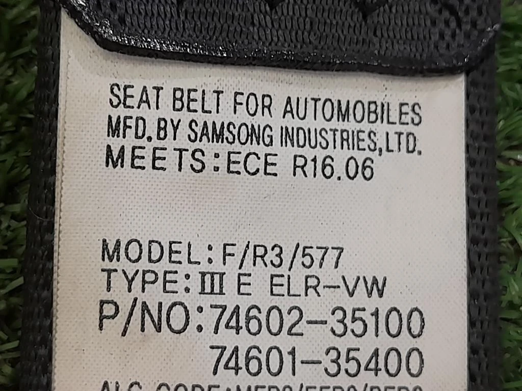 Cintura DI Sicurezza Sedile ANT SX 74601-35400 Ssangyong Tivoli 2015