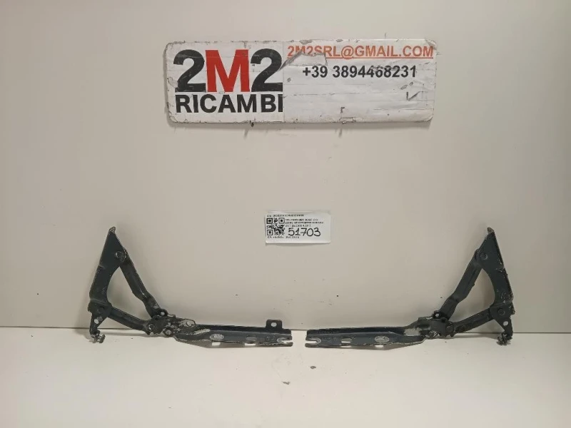 KIT Cerniere Cofano ANT 5K0823301C5K0823302C Volkswagen GOLF VI 2009