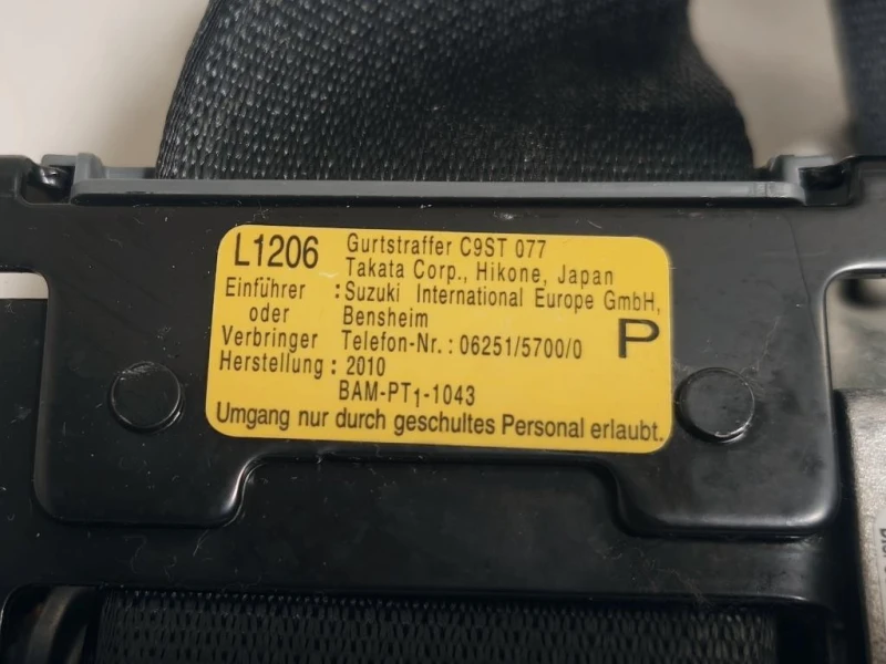 Cintura DI Sicurezza Sedile ANT SX 84940-64J0 Suzuki Grand Vitara II 2005
