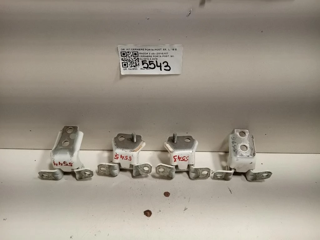 KIT Cerniere Porta POST SX KIT CERNIERE PORTA POST SX Mazda 3 III 2014