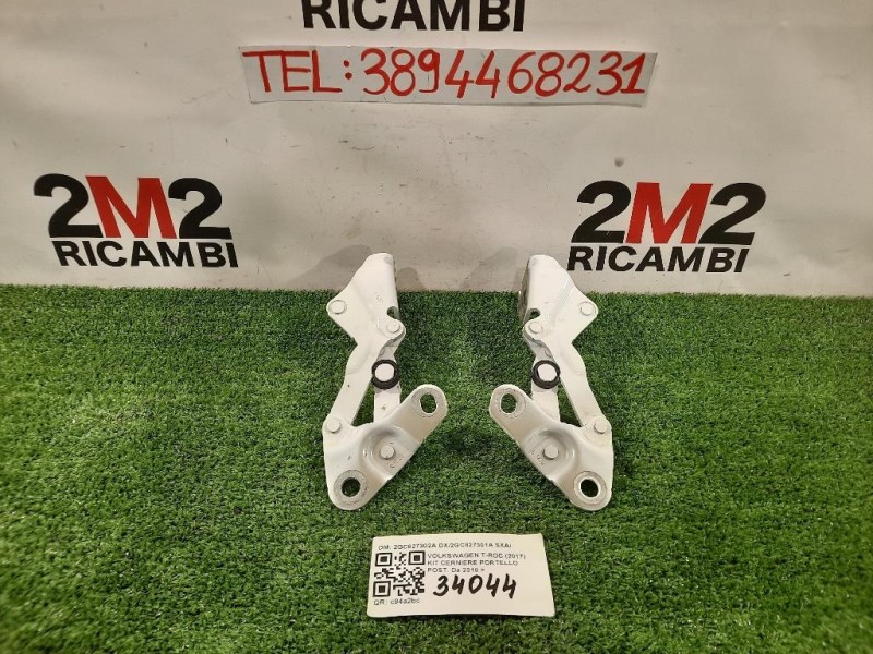 KIT Cerniere Portello POST 2GC827302A DX2GC827301A SXA Volkswagen T-roc 2017