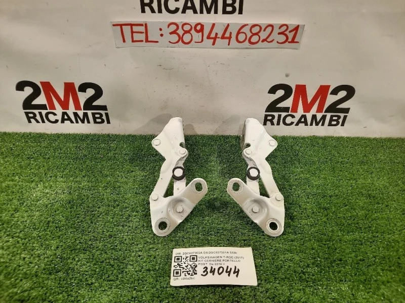 KIT Cerniere Portello POST 2GC827302A DX2GC827301A SXA Volkswagen T-roc 2017