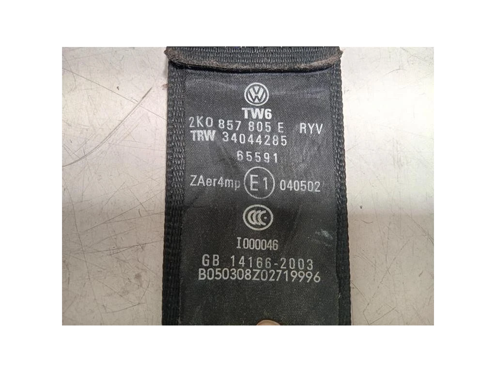 Cintura DI Sicurezza Sedile ANT SX 2K0 857 805 E Volkswagen Caddy IV 2011