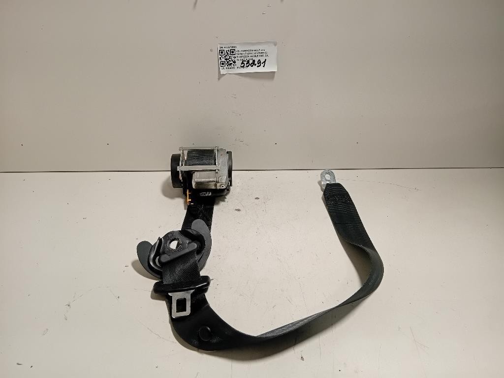 Cintura DI Sicurezza Sedile ANT SX 617978500 Volkswagen GOLF V Variant 2007