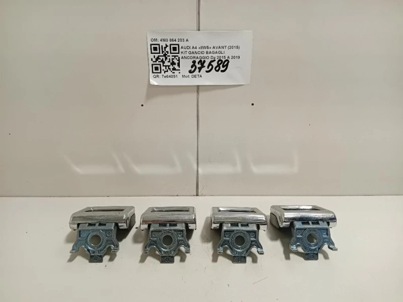 KIT Gancio Bagagli Ancoraggio 4M0 864 203 A Audi A4 8W5 Avant 2015