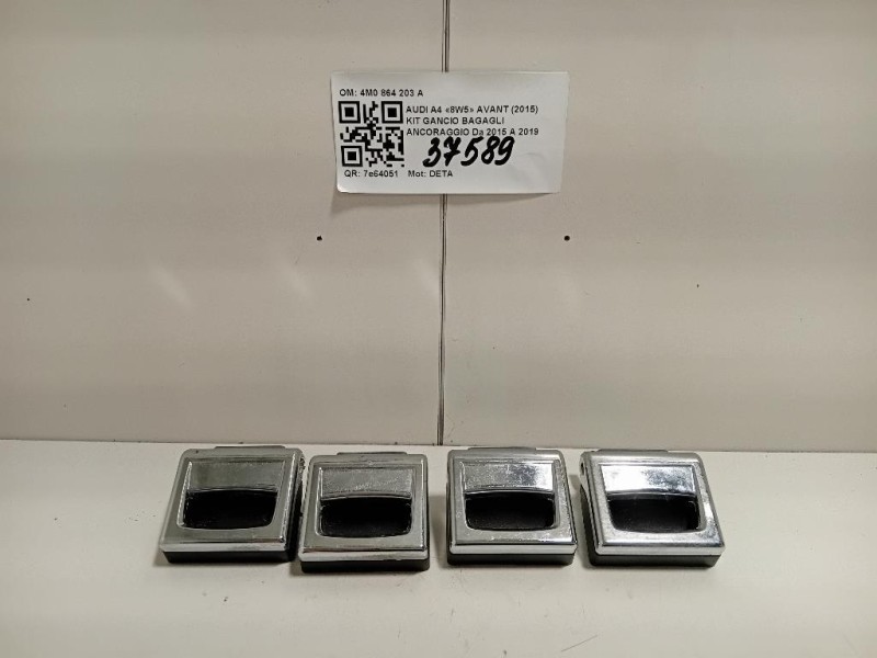 KIT Gancio Bagagli Ancoraggio 4M0 864 203 A Audi A4 8W5 Avant 2015
