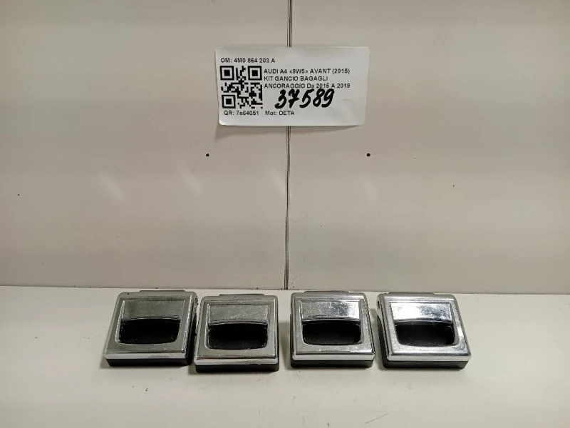 KIT Gancio Bagagli Ancoraggio 4M0 864 203 A Audi A4 8W5 Avant 2015