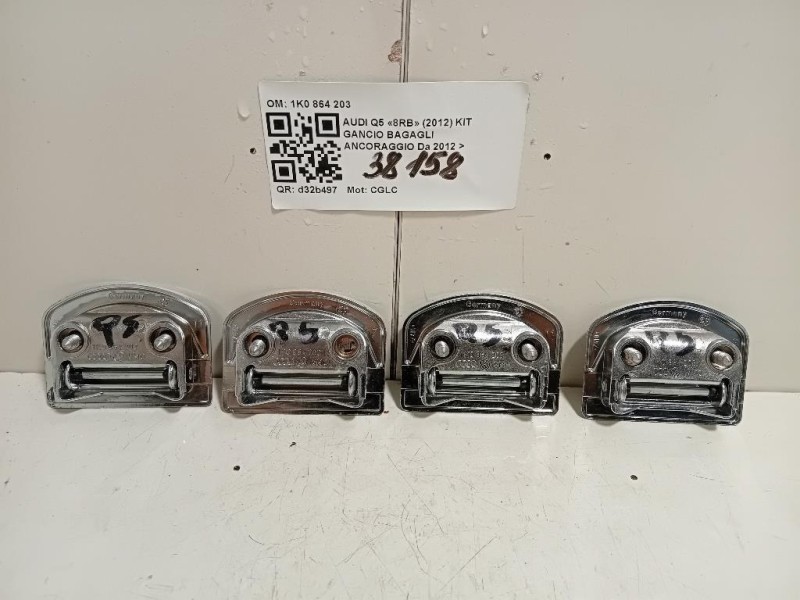 KIT Gancio Bagagli Ancoraggio 1K0864203 Audi Q5 8RB 2012