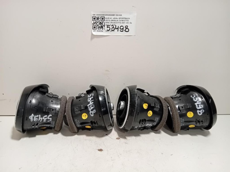 KIT Griglie Condotto ARIA Cruscotto 8X28209028X2820951 KIT Audi A1 8XA Sportback 2012