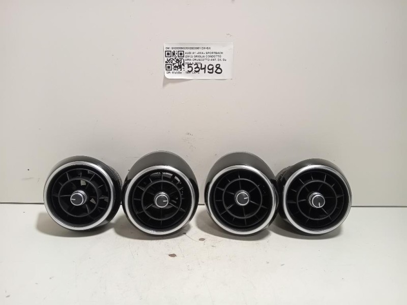 KIT Griglie Condotto ARIA Cruscotto 8X28209028X2820951 KIT Audi A1 8XA Sportback 2012