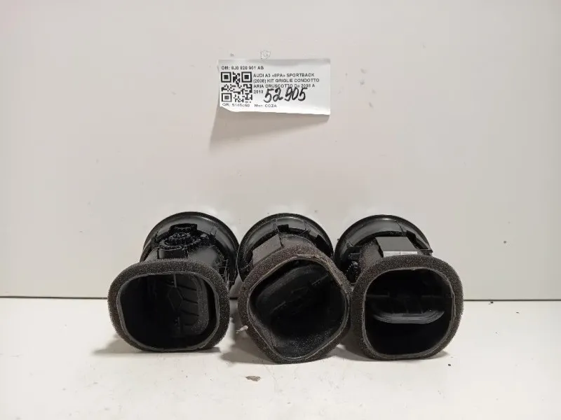 KIT Griglie Condotto ARIA Cruscotto 8J0 820 901 AB Audi A3 8PA Sportback 2008