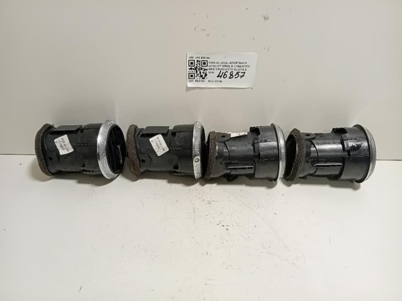 KIT Griglie Condotto ARIA Cruscotto 8P0 820 901 4 PZ Audi A3 8VA Sportback 2012