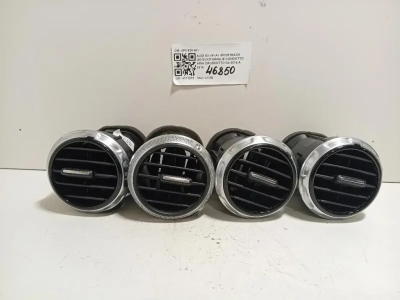 KIT Griglie Condotto ARIA Cruscotto 8P0 820 901 Audi A3 8VA Sportback 2012