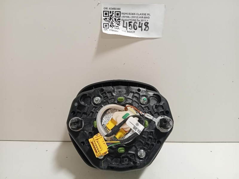 Air-bag Guidatore 62450360 Mercedes Classe ML W166 2012