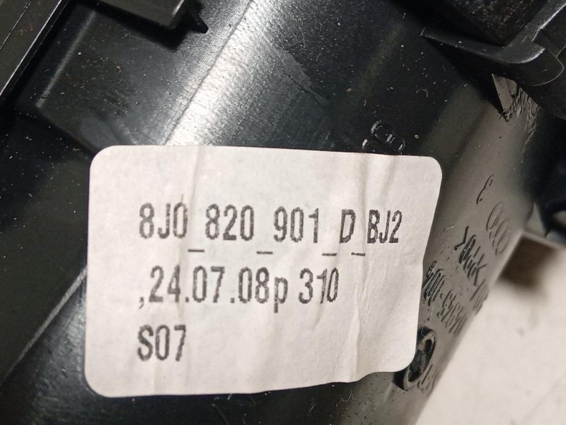 KIT Griglie Condotto ARIA Cruscotto 8J0820901 Audi TT 8J3 2007