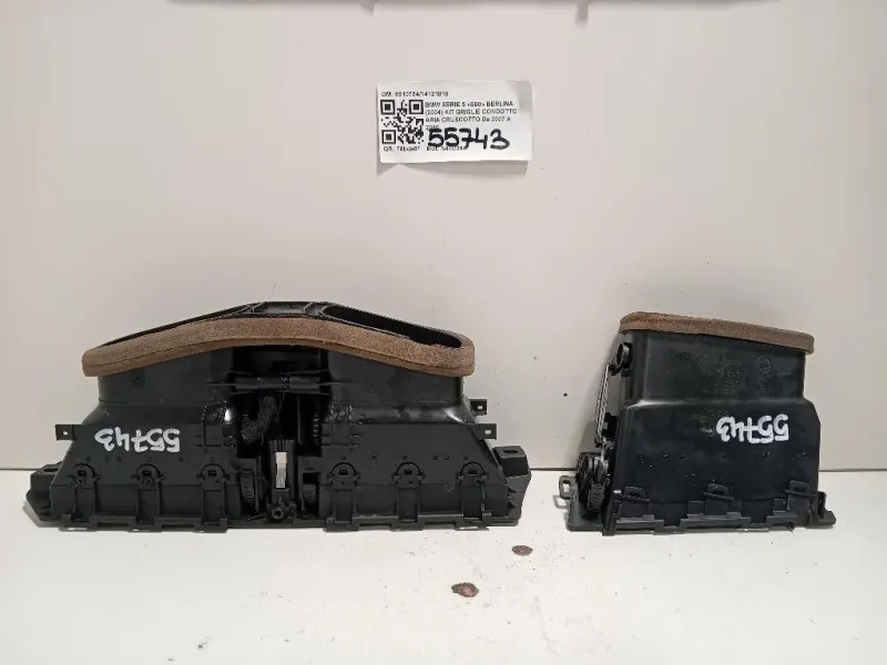 KIT Griglie Condotto ARIA Cruscotto 691073414121810 Bmw Serie 5 E60 Berlina 2004